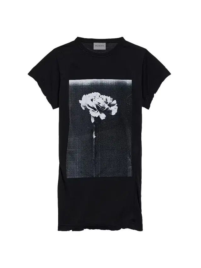 Balenciaga Women's The Song of The Highest Tower Small Fit T-Shirt - Black