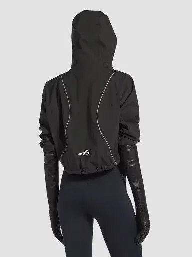 Balenciaga Women's Techwear Cropped Jacket - Black - Size XS | Thumbnail 5