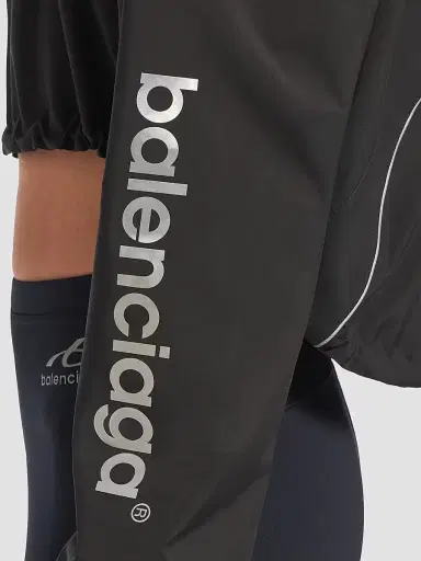 Balenciaga Women's Techwear Cropped Jacket - Black - Size XS | Thumbnail 6