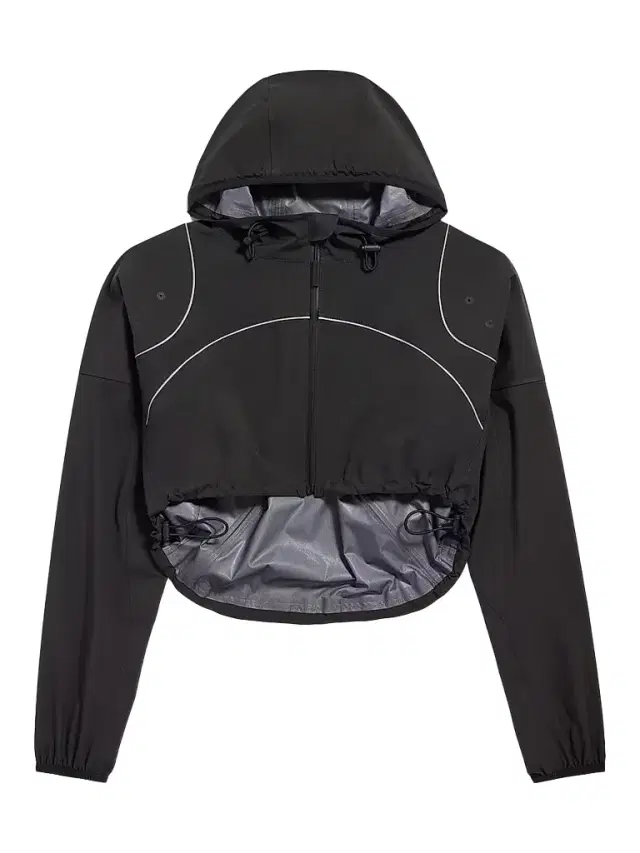 Balenciaga Women's Techwear Cropped Jacket - Black