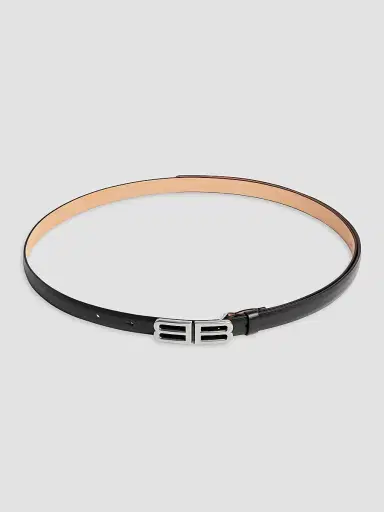 Balenciaga Men's Bolero BB Belt - Moka - Size 40 | Thumbnail 2