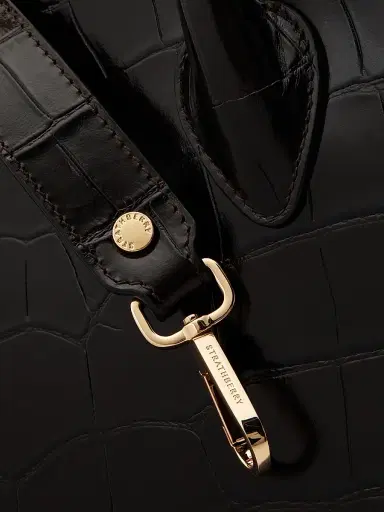Strathberry Women's Midi Croc-Embossed Leather Tote Bag | Thumbnail 8 Strathberry Women's Midi Croc-Embossed Leather Tote Bag | Thumbnail 8