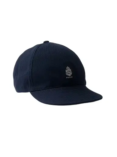 Prada Men's Old Piqué Baseball Cap - Blue - Size XL | Thumbnail 1 Prada Men's Old Piqué Baseball Cap - Blue - Size XL | Thumbnail 1