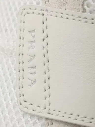 Prada Men's Mesh Fabric and Leather Loafers | Thumbnail 5