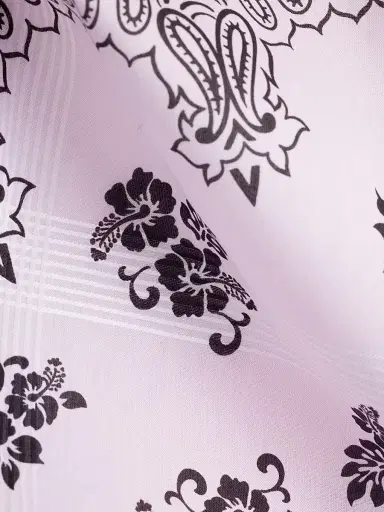 Prada Men's Printed Batiste Scarf | Thumbnail 3 Prada Men's Printed Batiste Scarf | Thumbnail 3