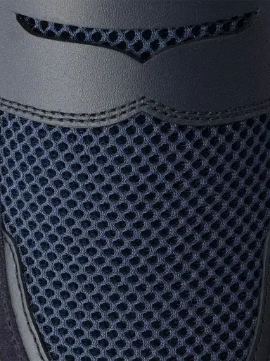 Prada Men's Mesh Fabric and Leather Loafers - Blue - Size 10.5 | Thumbnail 4