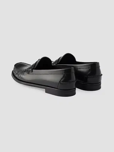 Prada Men's Brushed Leather Loafers - Black - Size 6.5 | Thumbnail 3 Prada Men's Brushed Leather Loafers - Black - Size 6.5 | Thumbnail 3