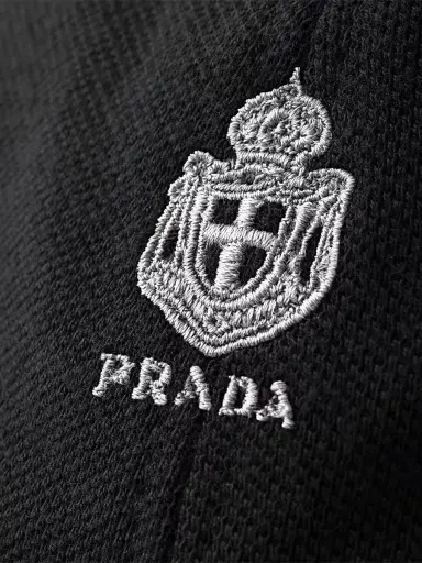 Prada Men's Old Piqué Baseball Cap | Thumbnail 3 Prada Men's Old Piqué Baseball Cap | Thumbnail 3