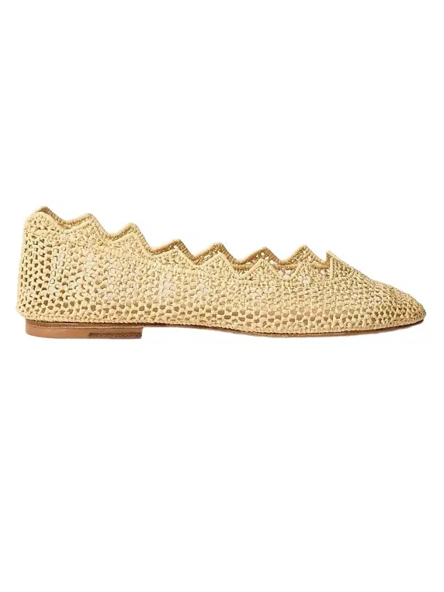 Odissì Women's Harper Woven Ballet Flats - Natural