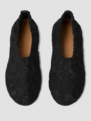 Odissì Women's Aicha Lace Ballerina Flats - Black - Size 11 | Thumbnail 4 Odissì Women's Aicha Lace Ballerina Flats - Black - Size 11 | Thumbnail 4