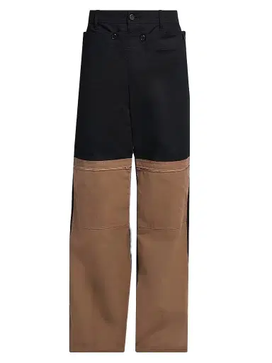 Marni Men's Contrast Trim Technical Gabardine Cargo Pants | Thumbnail 1 Marni Men's Contrast Trim Technical Gabardine Cargo Pants | Thumbnail 1