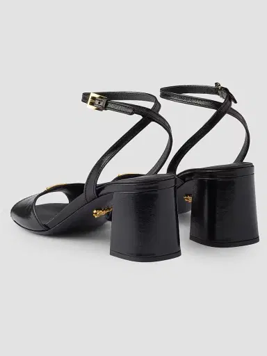 Prada Women's Leather Sandals - Black | Thumbnail 3 Prada Women's Leather Sandals - Black | Thumbnail 3