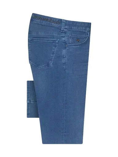 Stefano Ricci Men's Cotton Blend Tapered Jeans - Blue - Size 44 | Thumbnail 1