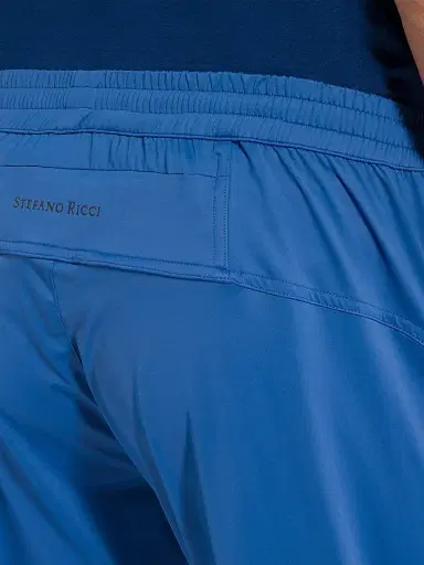 Stefano Ricci Men's Running Trousers - Blue | Thumbnail 4 Stefano Ricci Men's Running Trousers - Blue | Thumbnail 4