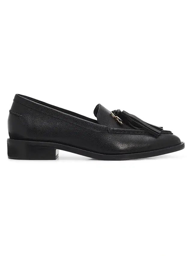 Cinq à Sept Women's Remi Leather Tassel Loafers - Black