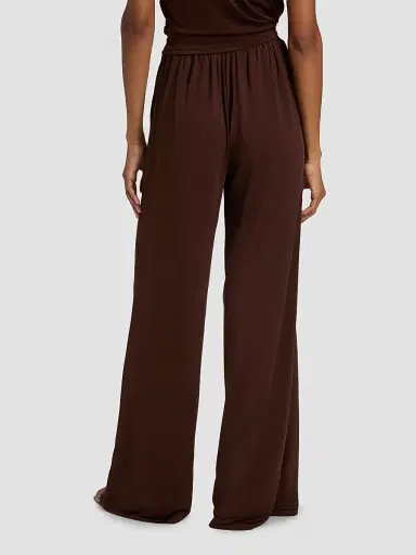 Generation Love Women's Kelela Sheen Jersey Wide-Leg Pants - Coco - Size XL | Thumbnail 5