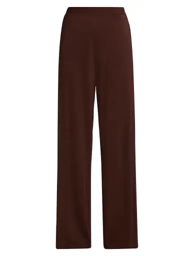 Generation Love Women's Kelela Sheen Jersey Wide-Leg Pants - Coco - Size XL | Thumbnail 1