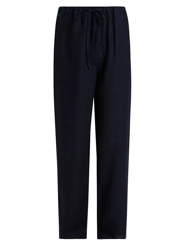 FRAME Men's Linen Drawstring Straight-Leg Pants - Rinse