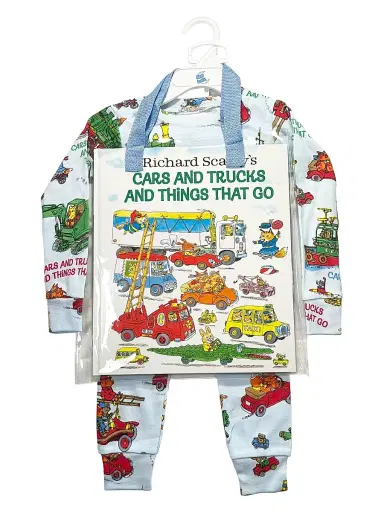 Books To Bed Little Boy's & Boy's 3-Piece Pajama & Book Set - Blue - Size 6 | Thumbnail 1