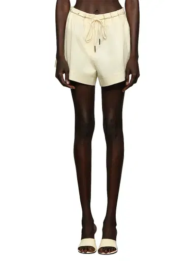Et Ochs Women's Ripley Stretch-Cotton Drawstring Shorts | Thumbnail 3