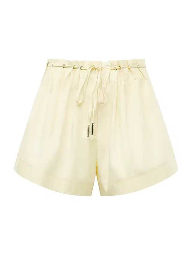 Et Ochs Women's Ripley Stretch-Cotton Drawstring Shorts - Wax