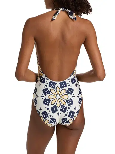 Lemlem Women's Lidya Geometric Floral One-Piece Swimsuit - Adey Soleile - Size XS | Thumbnail 5 Lemlem Women's Lidya Geometric Floral One-Piece Swimsuit - Adey Soleile - Size XS | Thumbnail 5