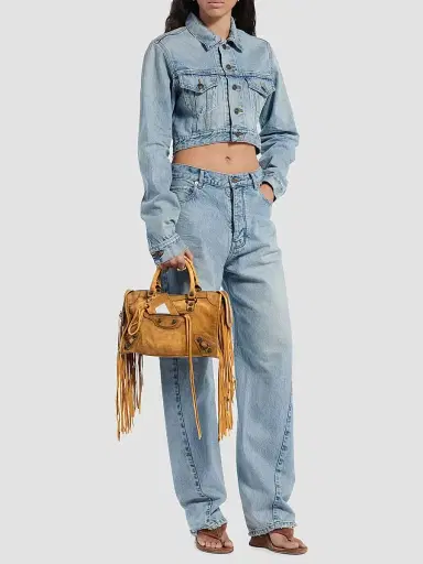 Balenciaga Women's Le City Top Handle Bag - Camel | Thumbnail 2 Balenciaga Women's Le City Top Handle Bag - Camel | Thumbnail 2