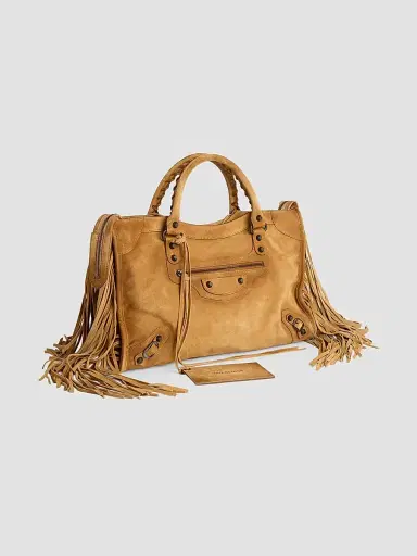 Balenciaga Women's Le City Top Handle Bag - Camel | Thumbnail 5 Balenciaga Women's Le City Top Handle Bag - Camel | Thumbnail 5
