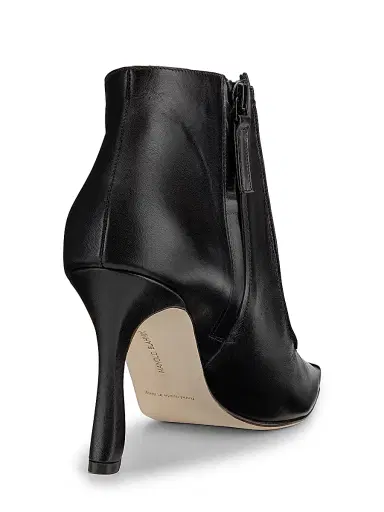 Manolo Blahnik Women's Milleta Leather Ankle Boots - Black | Thumbnail 3 Manolo Blahnik Women's Milleta Leather Ankle Boots - Black | Thumbnail 3