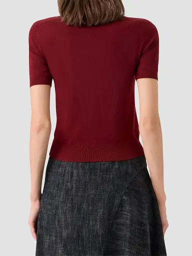 Akris punto Women's Relaxed Wool T-Shirt | Thumbnail 3 Akris punto Women's Relaxed Wool T-Shirt | Thumbnail 3