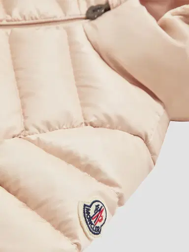 Moncler Baby Girl's & Little Girl's Odile Puffer Jacket - Light Pink - Size 3 | Thumbnail 3