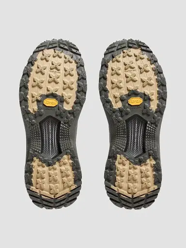 Moncler Women's Trailgrip Sneakers in Nubuck & Suede - Beige Black - Size 10 | Thumbnail 4