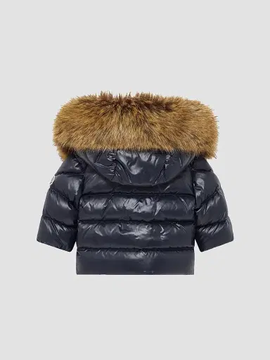 Moncler Baby Boy's & Little Boy's K2 Puffer Jacket - Navy Blue | Thumbnail 2