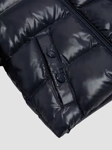 Moncler Baby Boy's & Little Boy's K2 Puffer Jacket - Navy Blue | Thumbnail 4