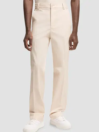 Moncler Men's Pants in Cotton - White Ivory - Size XL | Thumbnail 2 Moncler Men's Pants in Cotton - White Ivory - Size XL | Thumbnail 2