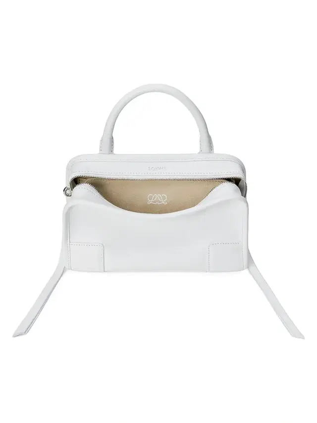 LOEWE Women's Amazona Mini Leather Top Handle Bag - White