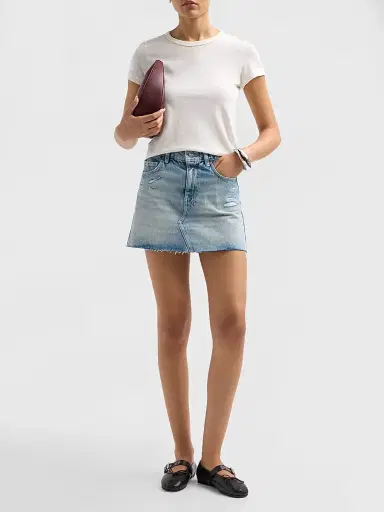 Ksubi Women's Higher Than Heaven Manhattan Denim Mini Skirt - Denim - Size 30 | Thumbnail 2 Ksubi Women's Higher Than Heaven Manhattan Denim Mini Skirt - Denim - Size 30 | Thumbnail 2