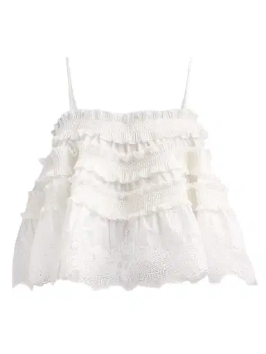 Zimmermann Women's Kindred SpiritAlchemy Shirred Bandeau Top | Thumbnail 1 Zimmermann Women's Kindred SpiritAlchemy Shirred Bandeau Top | Thumbnail 1