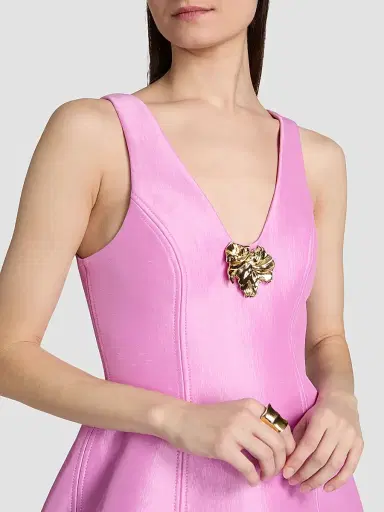 Acler Women's Forever Young Dorval Mini Dress - Zinnia Pink | Thumbnail 6