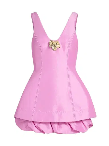 Acler Women's Forever Young Dorval Mini Dress - Zinnia Pink | Thumbnail 1