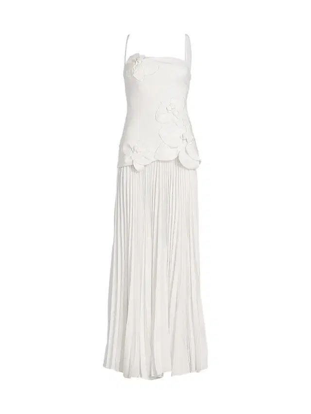 Women's Forever Young Avision Floral Appliqué Pleated Maxi Dress -