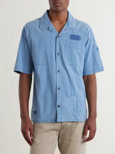 Corridor Patchwork Cotton Shirt - Men | Thumbnail 3