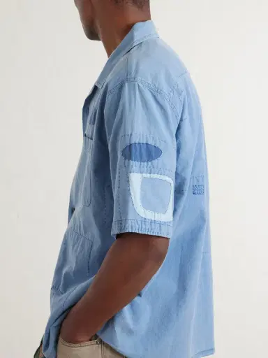 Corridor Patchwork Cotton Shirt - Men | Thumbnail 5