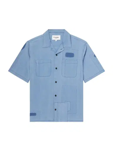 Corridor Patchwork Cotton Shirt - Men | Thumbnail 1