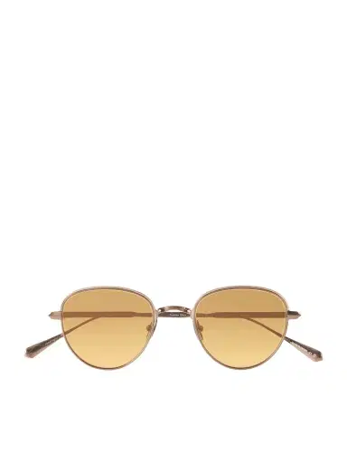 Garrett Leight California Optical Wells J Round-Frame Titanium Sunglasses - Men | Thumbnail 1