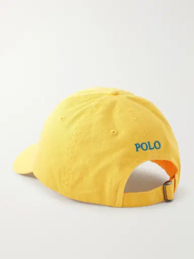Polo Ralph Lauren Logo-Embroidered Cotton-Twill Baseball Cap - Men | Thumbnail 4