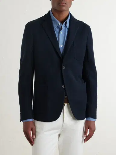Slowear Wool-Blend Jersey Blazer - Men | Thumbnail 3 Slowear Wool-Blend Jersey Blazer - Men | Thumbnail 3