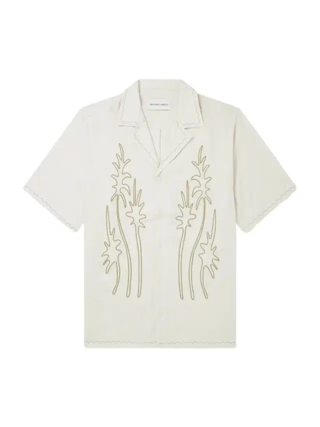 Alves Embroidered Linen Shirt - Men