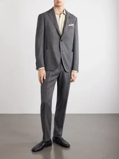Lardini Double-Breasted Wool Suit Jacket - Men | Thumbnail 4 Lardini Double-Breasted Wool Suit Jacket - Men | Thumbnail 4