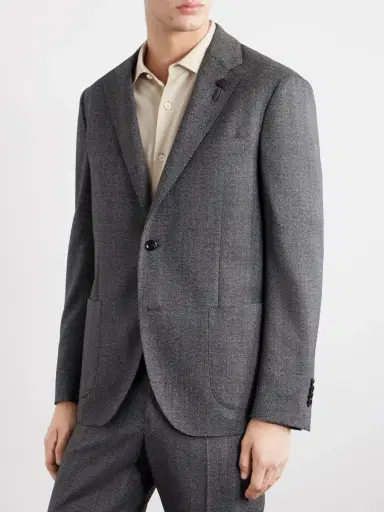 Lardini Double-Breasted Wool Suit Jacket - Men | Thumbnail 5 Lardini Double-Breasted Wool Suit Jacket - Men | Thumbnail 5